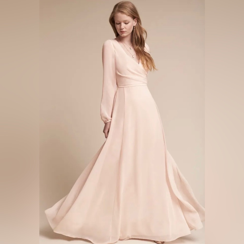 BHLDN Anthropologie Watters Nova Dress 12 Pink Mother Bridesmaid Wedding NWT